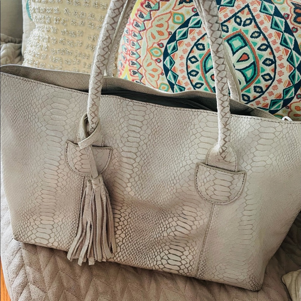 BUCO Snakeskin Tote Hand Bag